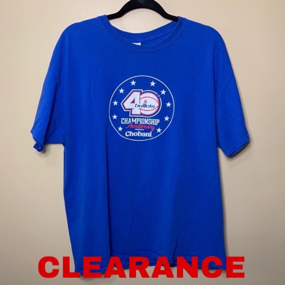 D.C. Bullets 1978 40th Anniversary T-Shirt